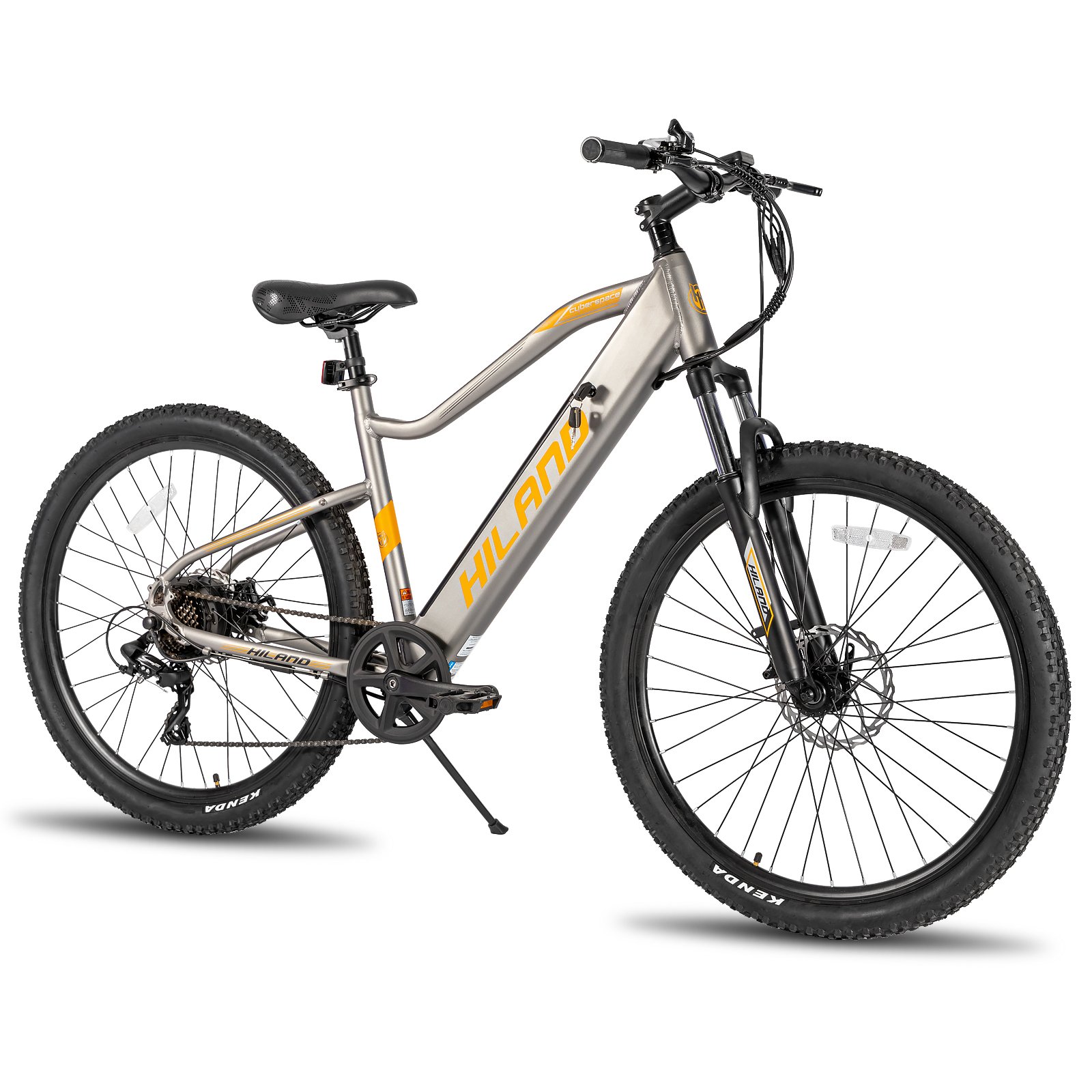 JOYKIE Aluminum Alloy frame 7 Speed air suspension city mountain electric bicycle electric bicycle adult 27.5 electric bike