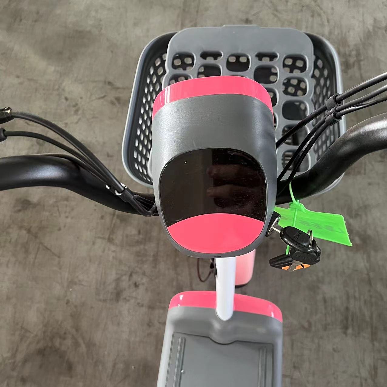 China Cheap 48V 350W Electric Scooter 2 Seater Electric City Bike Bicycle E Cycle with Pedals Basket