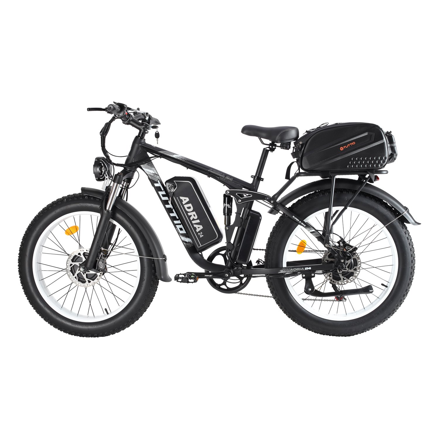 4000W 52V 30AH Dual Motor E-Bikes USA Drop Shipping Tuttio Adria24 Electric Mountain Bike Fat Tire Electric Bike For Adult