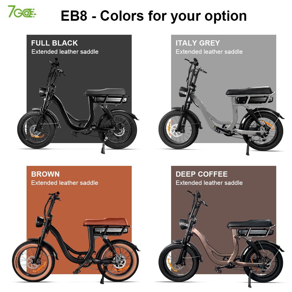 EB8 Us Eu Warehouse 48v dirt bike electric 750w 1000w Power Full Suspension E-bike fast Ebike Electric Bicycle Fat e bike
