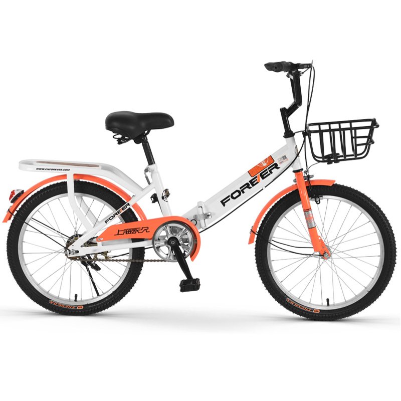 FOREVER 2023 Foldable 16/18/20/22 Inch Carbon Steel Student Bike For Student Or Children