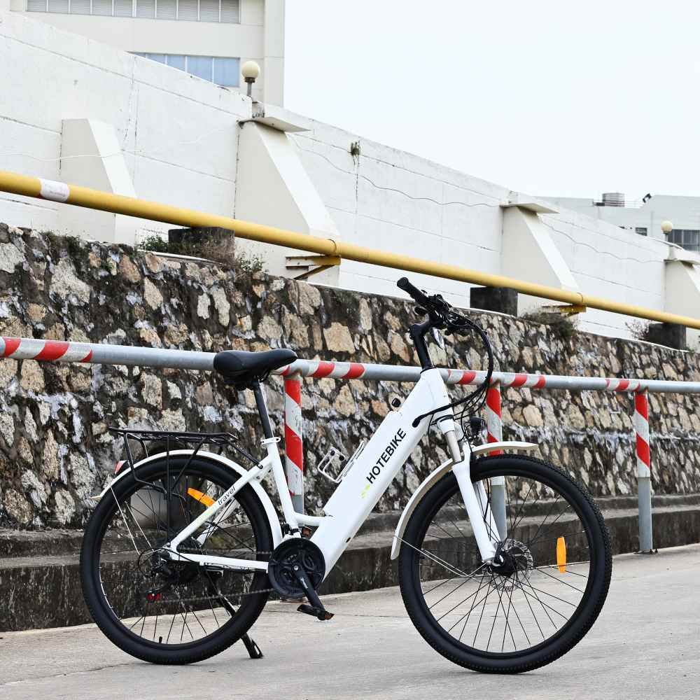 OEM Women's 500W 27.5'' Electric Hybrid Commute City Bike Integrated 36V Lithium Battery Rear Hub For Mountain City Use