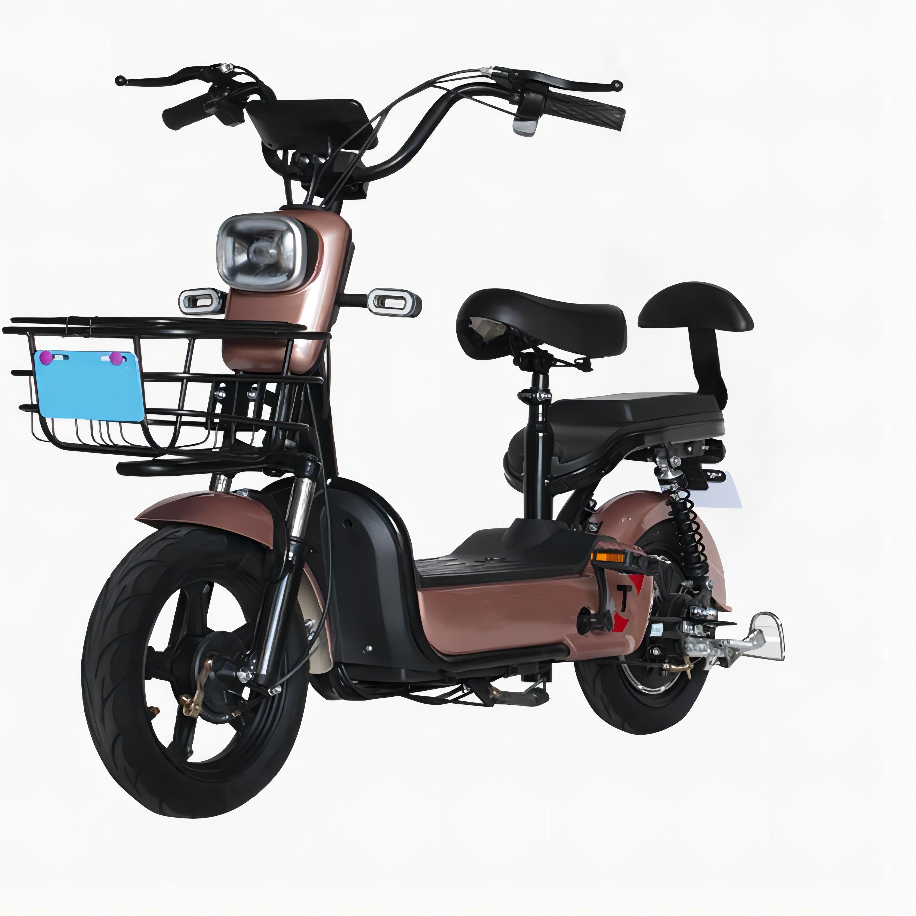 Factory Direct 48V 350W 500W Electric City Bike Various Electric Scooter & Motorcycle Smart Battery & Steel Frame 60V Controller