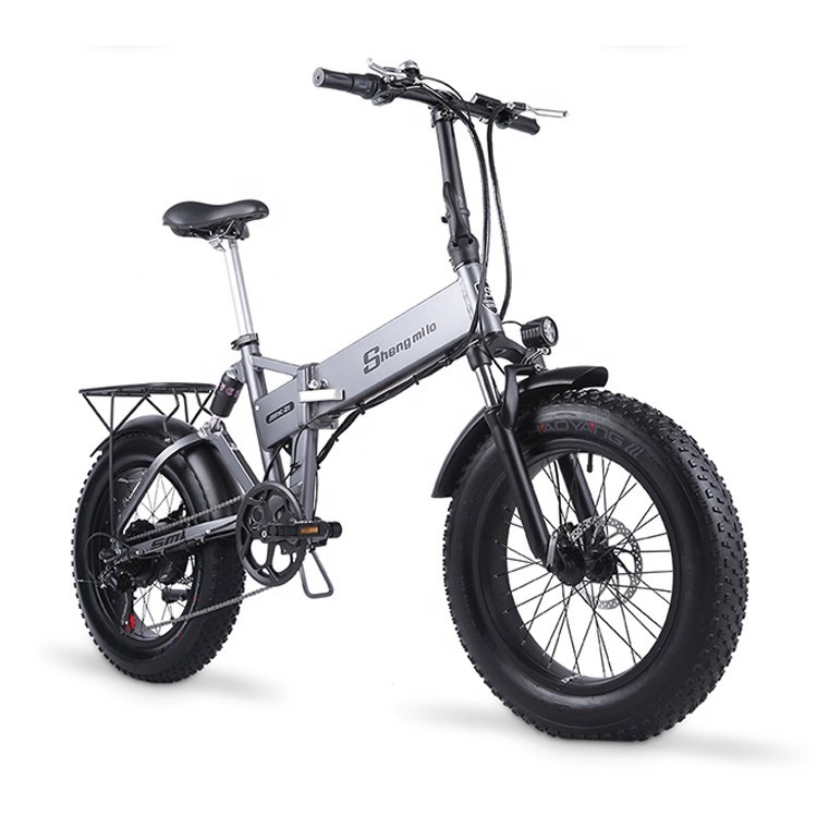 SHENGMILO mx21 EU warehouse Dropshipping 48v 500w Electric Folding Bicycle 13ah long range Foldable Electric Bike Ebike E-Bike