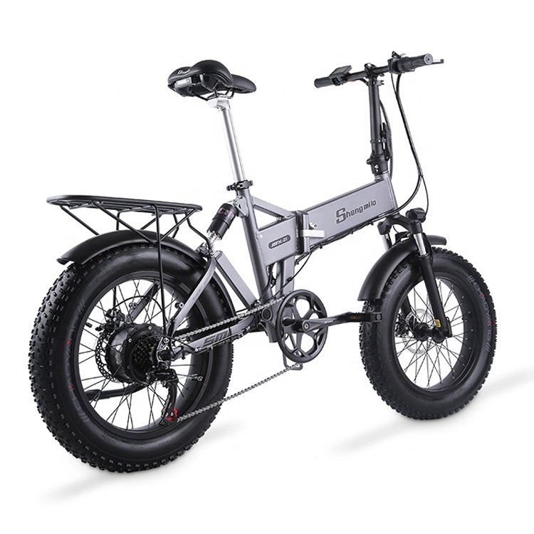 SHENGMILO mx21 EU warehouse Dropshipping 48v 500w Electric Folding Bicycle 13ah long range Foldable Electric Bike Ebike E-Bike
