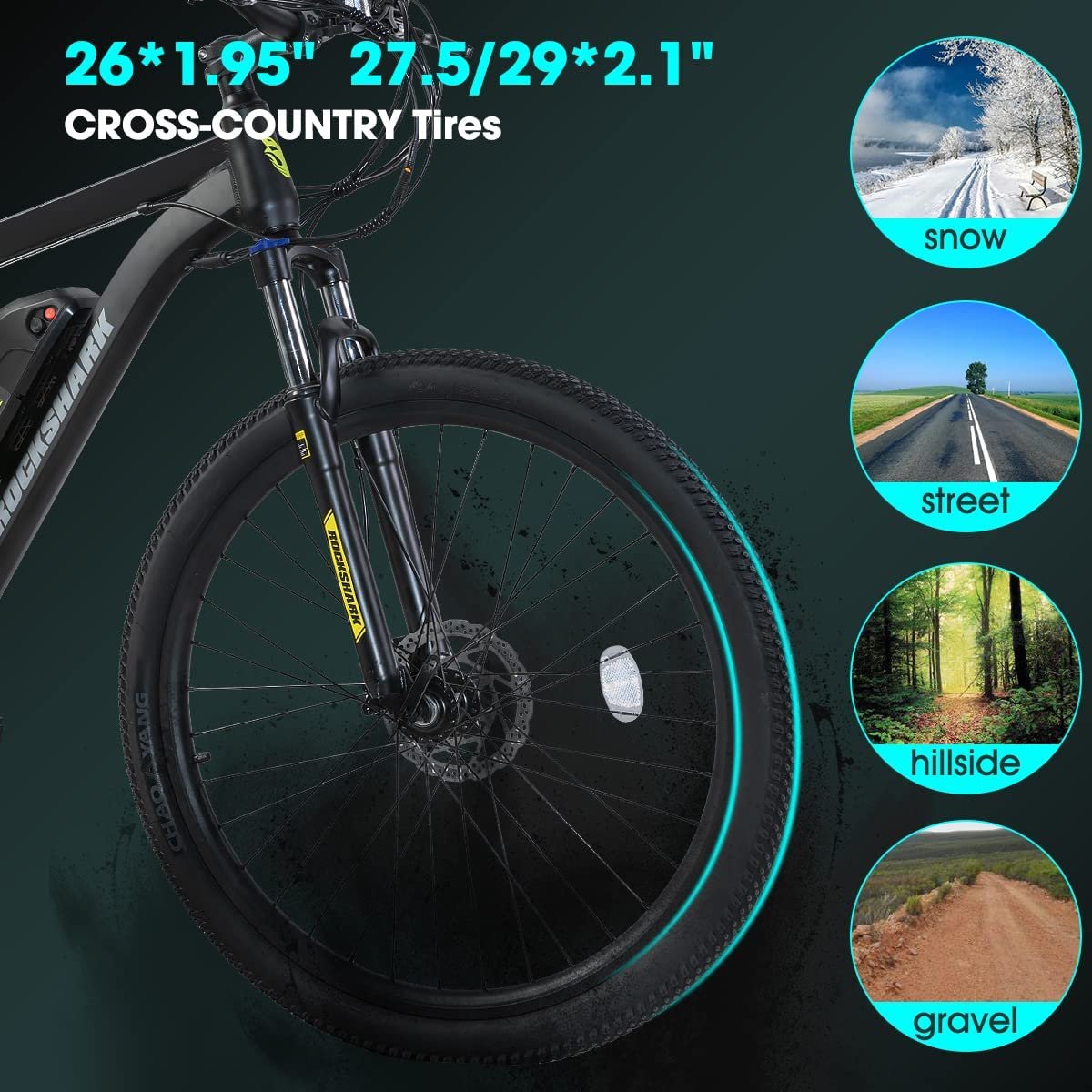 US 26 27.5 29 inch electric mountain bike 36V 350W mtb electric bike e bike with hub motor