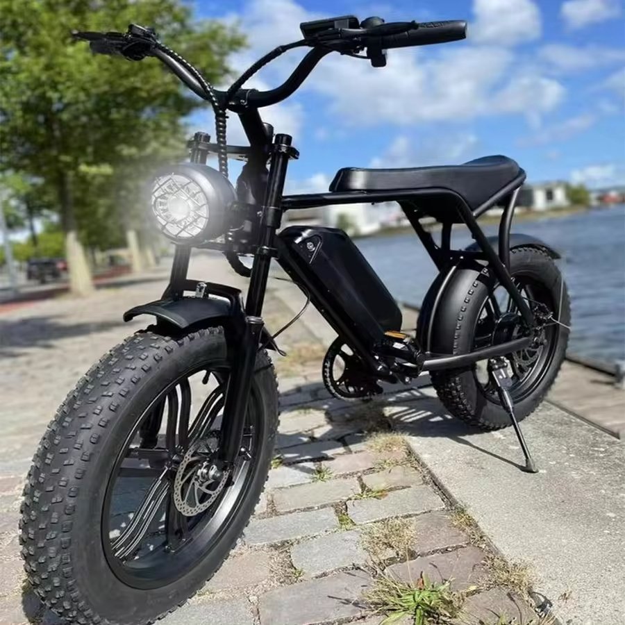 EU NL DE PL Warehouse Electric Bike V8 Electric Bicycle Fatbike EU Stock Ready To Ship 1000W 48V 15Ah Ebike