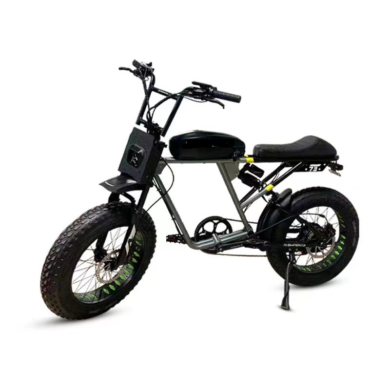 Factory Supplier OEM Mountain Electric Bike 48v 500w Mechanical Dual Disc Brake Full Suspension Electric Mountain Bike