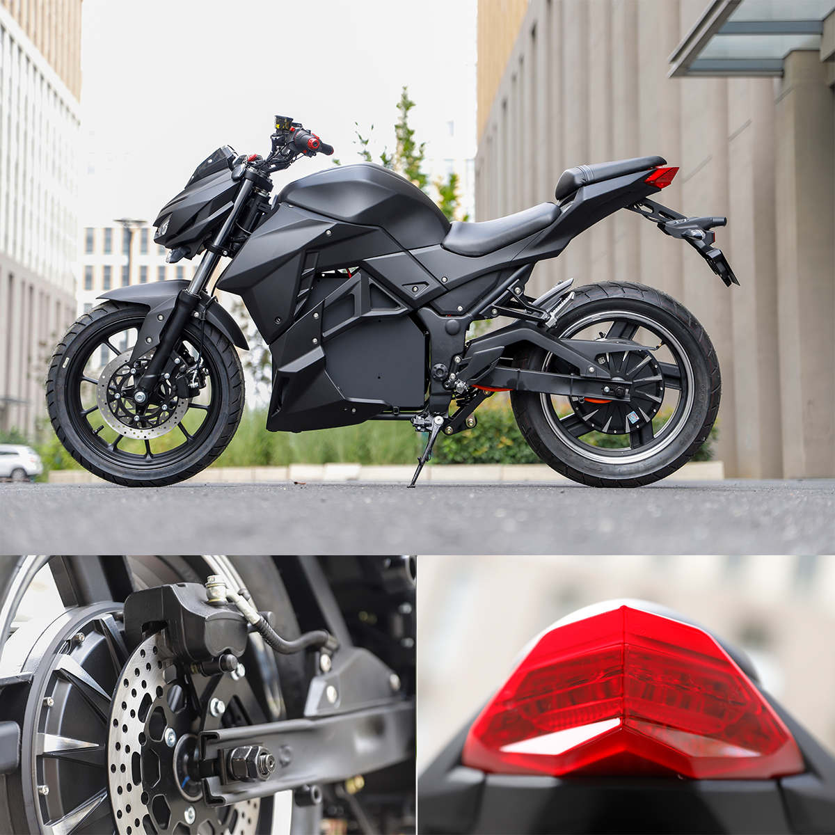 72V60A/72V80A Lithium Batteries Electric Scooter Big Wheel Electric Motorcycle Adult Ce Fashion Hulajnoga Unisex Disc 72V3000W