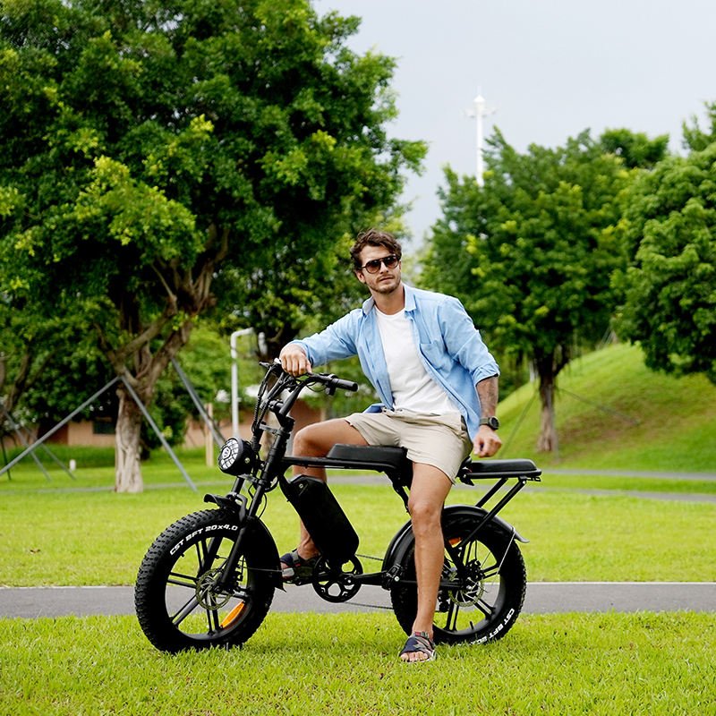 USA EU Warehouse 250W 750W Electric Bicycle 20" Fat Tire OUXI V8 Electric Mountain Bike for Adults