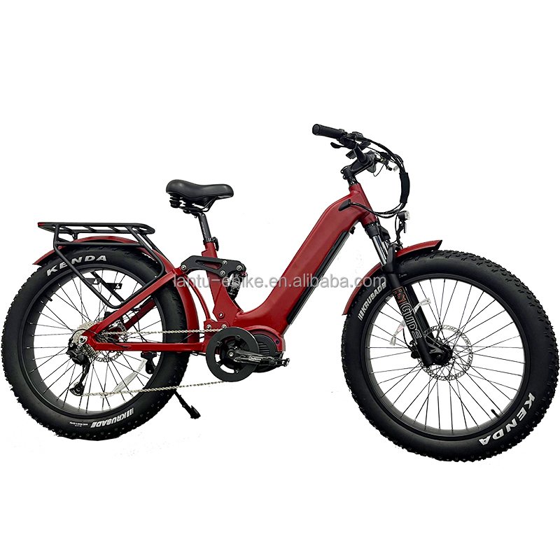 Wholesale 1000w 48v 20ah full suspension step through electric mountain bike high quality ebike