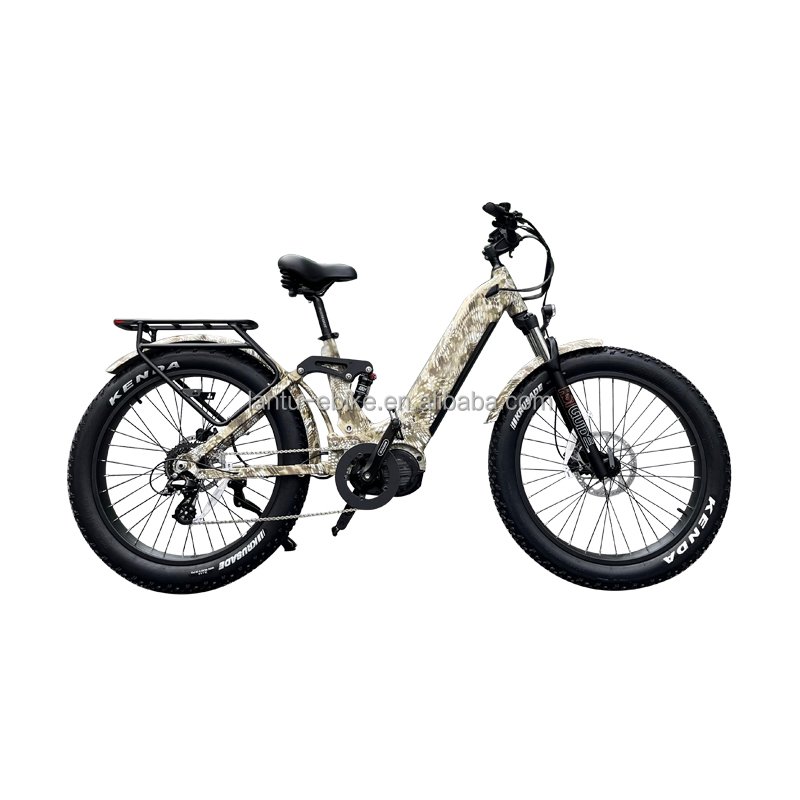 Wholesale 1000w 48v 20ah full suspension step through electric mountain bike high quality ebike