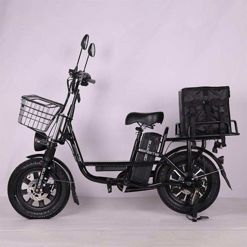 china Newest monster hybrid electric bicycle adults city long range high speed food delivery courier electric cargo bike