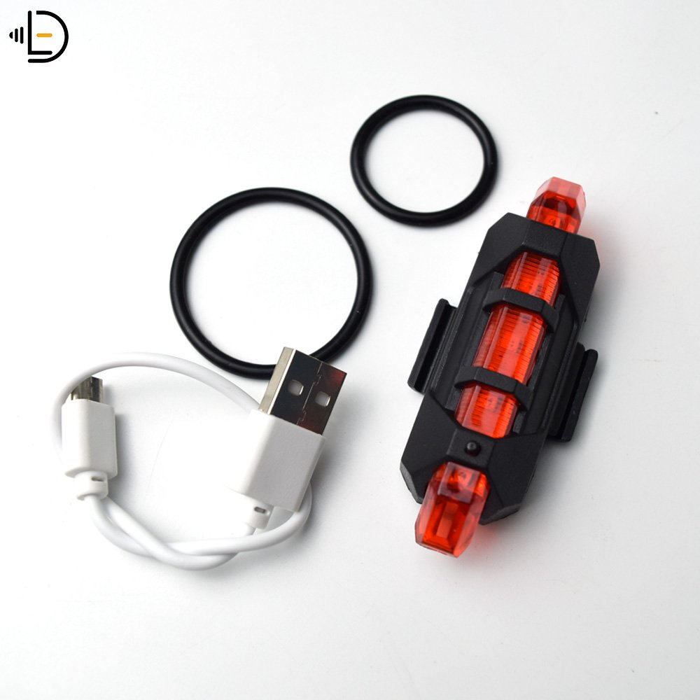 Bike Tail Light Waterproof Riding Rear Led USB Rechargeable Mountain Bike Cycling Light Tail-lamp Bicycle Light