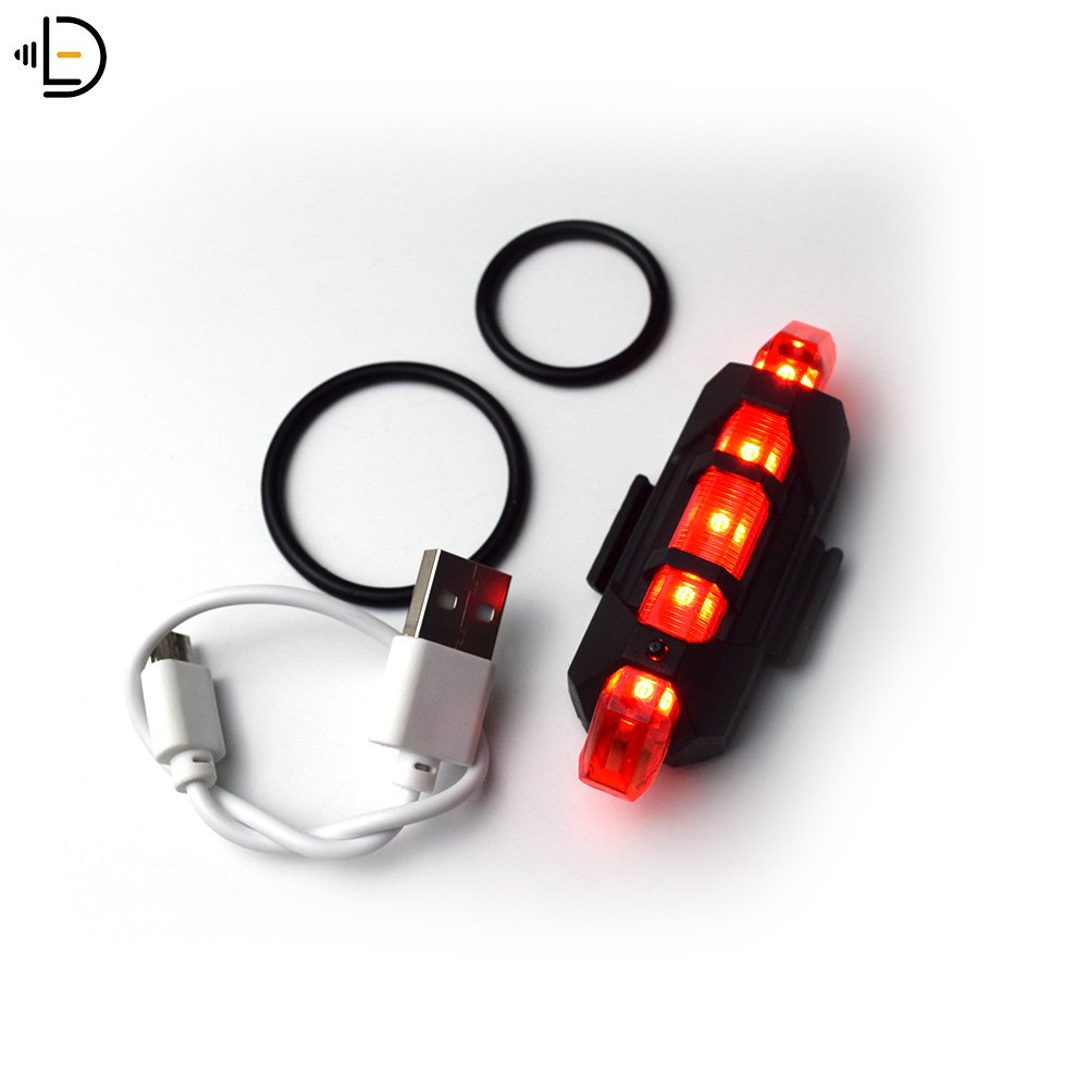 Bike Tail Light Waterproof Riding Rear Led USB Rechargeable Mountain Bike Cycling Light Tail-lamp Bicycle Light