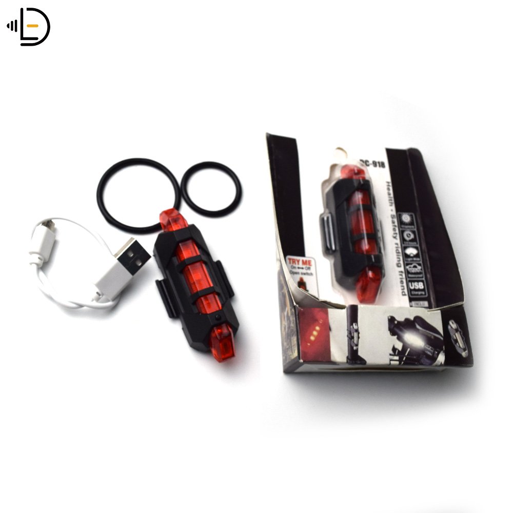 Bike Tail Light Waterproof Riding Rear Led USB Rechargeable Mountain Bike Cycling Light Tail-lamp Bicycle Light