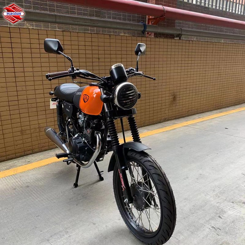 Haojun Retro CG125CC Factory Directly Supply Classic Vintage Retro 125CC Sportbike Motorcycle for Adults