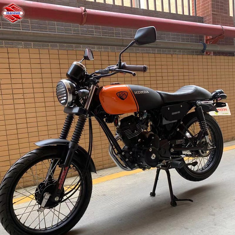 Haojun Retro CG125CC Factory Directly Supply Classic Vintage Retro 125CC Sportbike Motorcycle for Adults
