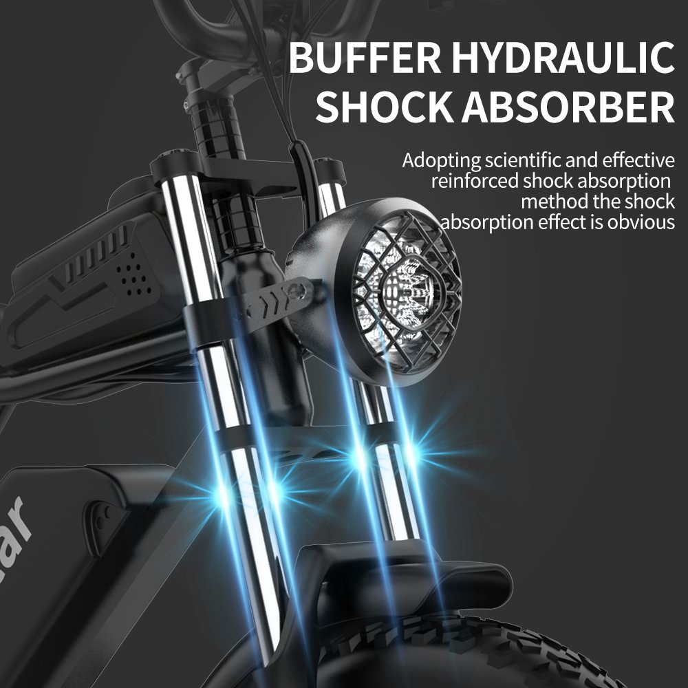 Factory Direct Sale 7 Speed 20Inch Electric Dirt Bike 1000W Power 48V 20ah Fat Tire Electric Adult Mountain Bike