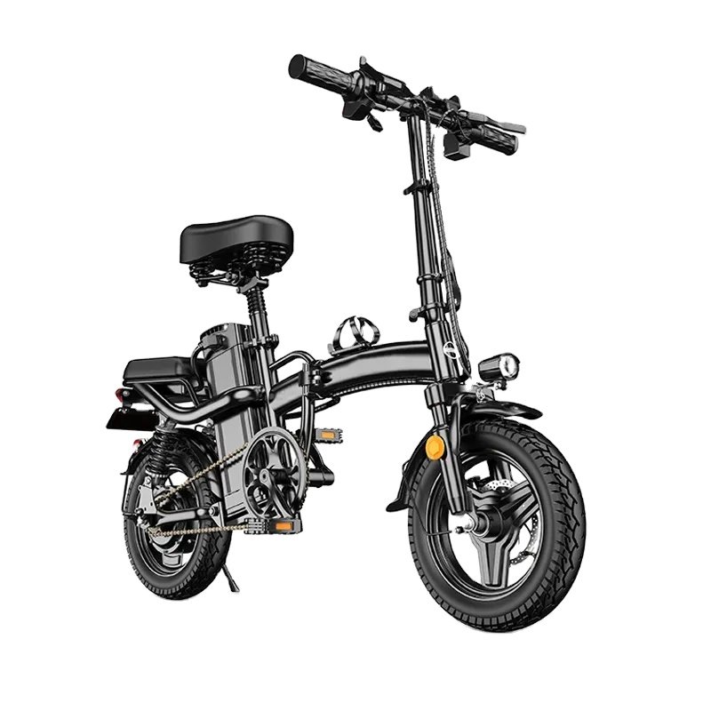 Popular electric bicycle 48V 500W 1000w Top Quality 14" Fat Tire Folding Electric bike with 48V10.5Ah 17.5Ah