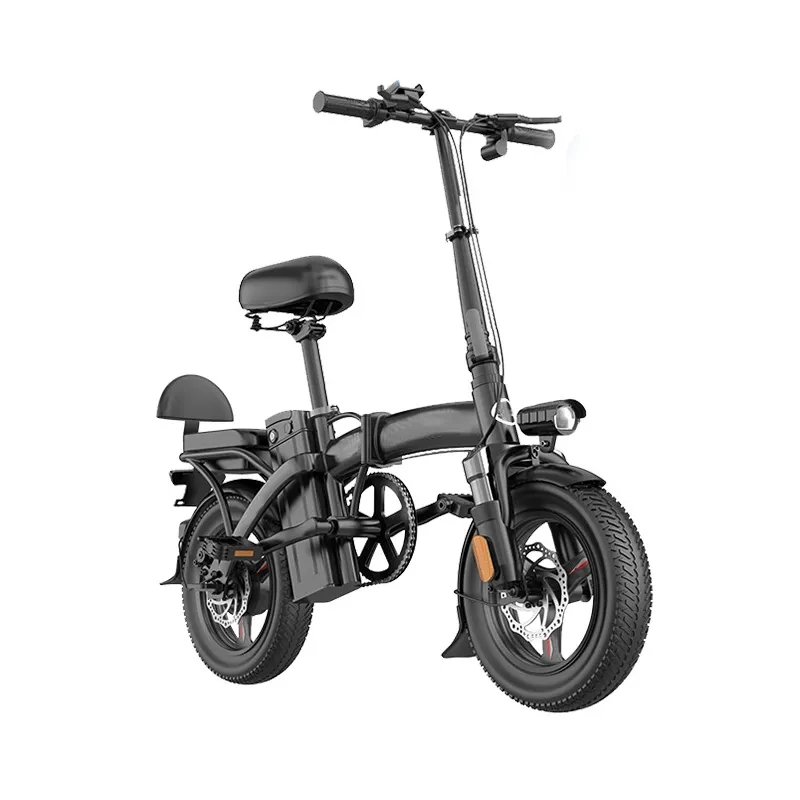Popular electric bicycle 48V 500W 1000w Top Quality 14" Fat Tire Folding Electric bike with 48V10.5Ah 17.5Ah
