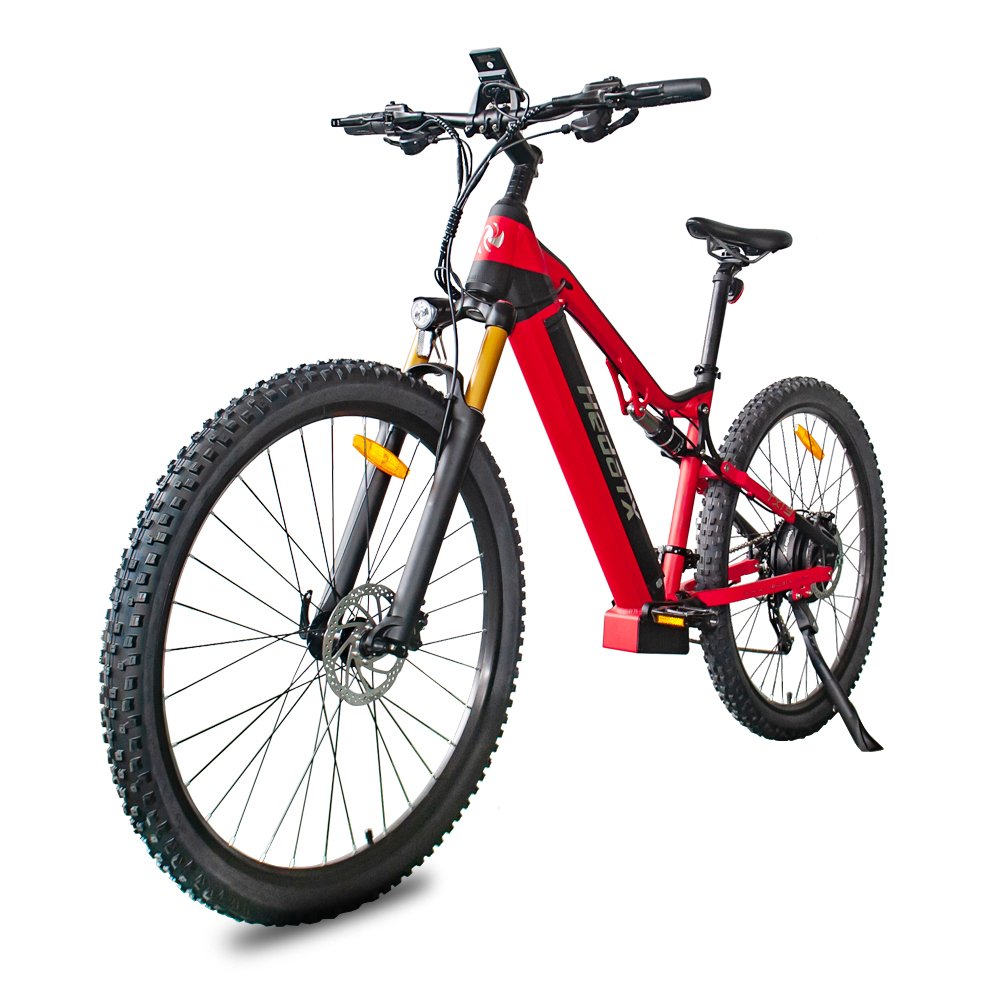 Powerful 1000W REAR Motor 27Speed Gears Aluminium Alloy Frame Full Suspension Mountain Ebike EMTB