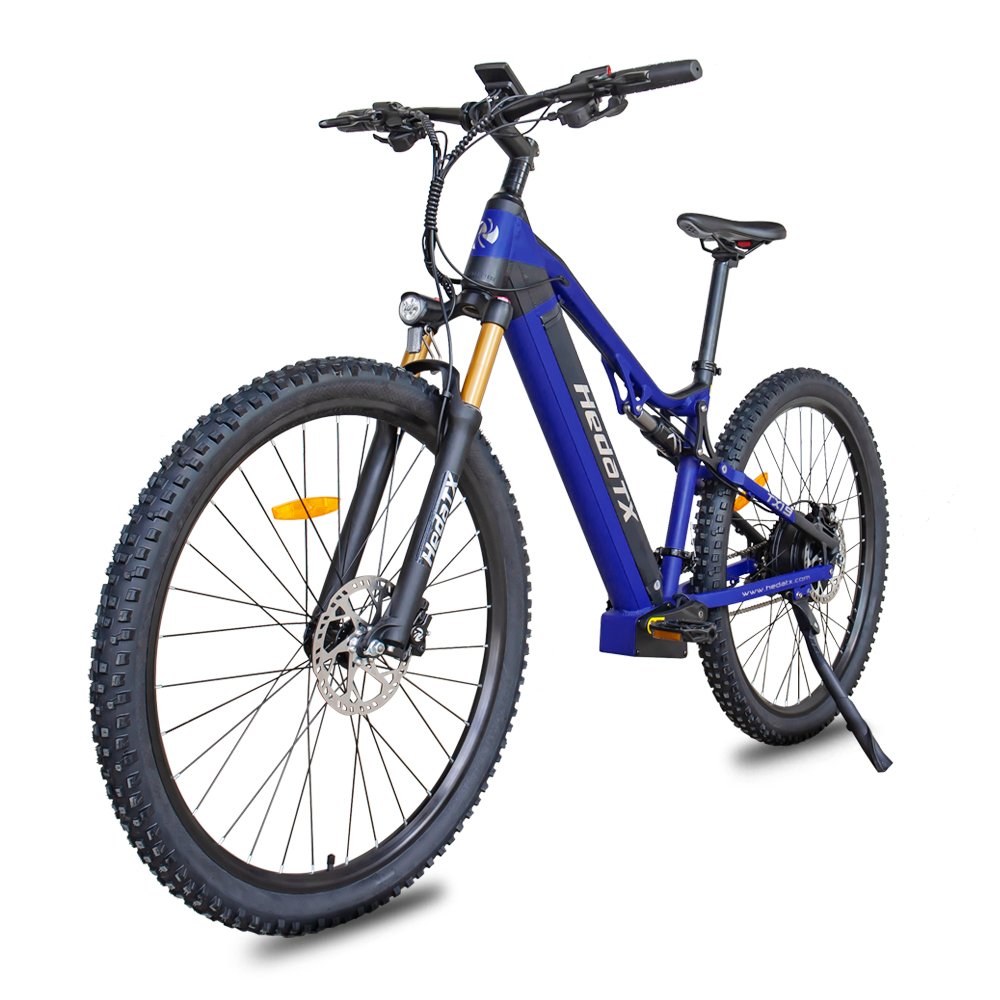 Powerful 1000W REAR Motor 27Speed Gears Aluminium Alloy Frame Full Suspension Mountain Ebike EMTB