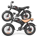 EU US Warehouse c93 electric bike 7 Speed 1000W 48V lithium battery electric mountain bike fat tyre bikes for adults