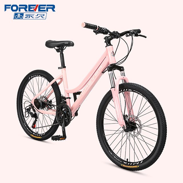 2021 fashion design forever brand girl 24 inch wheel bicycle 21/24/27 speed mountain bike