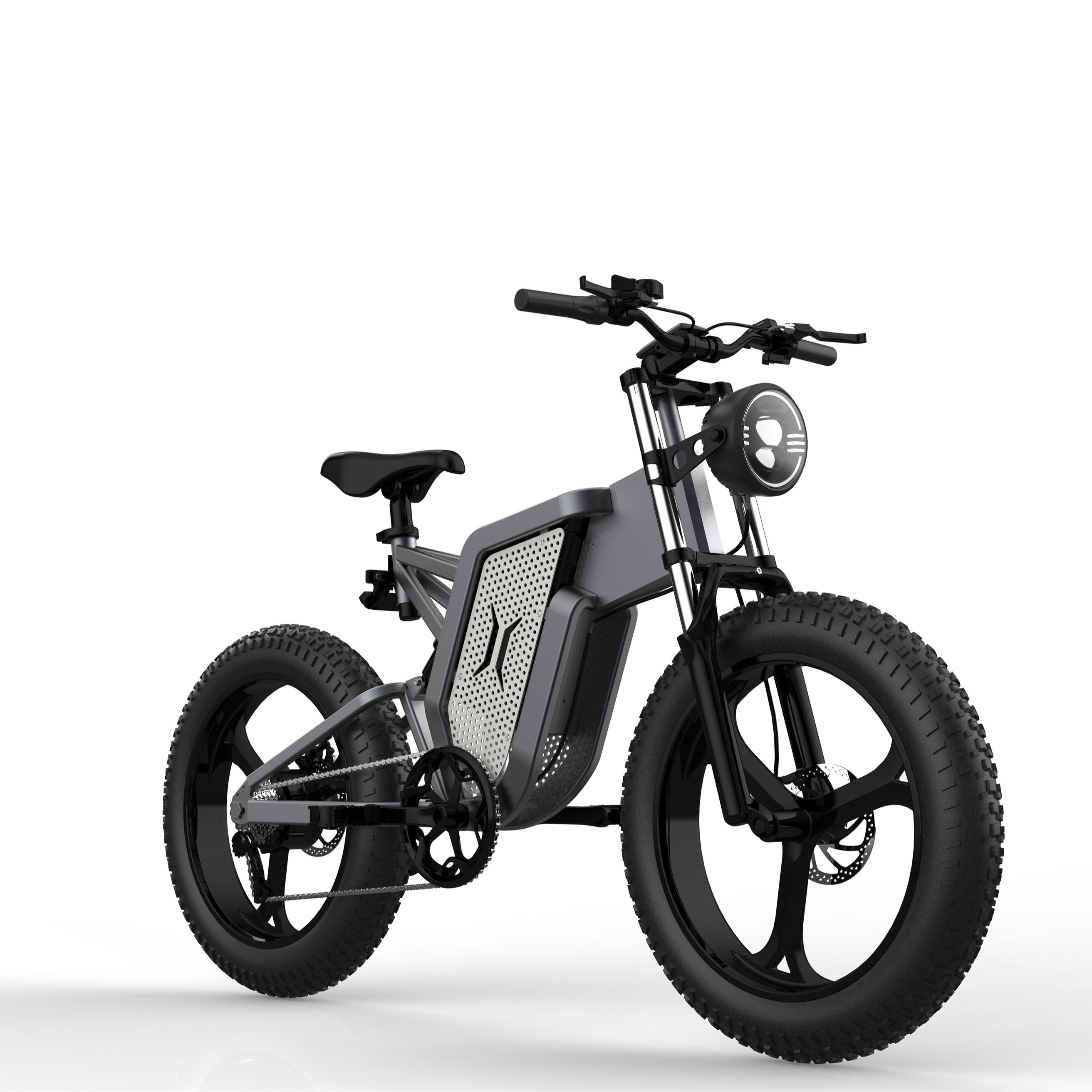 Factory Supplier Sport Goods Electric Bicycles 48v 500w Mechanical Disc Brake Full Suspension Electric Mountain Bike For Adult
