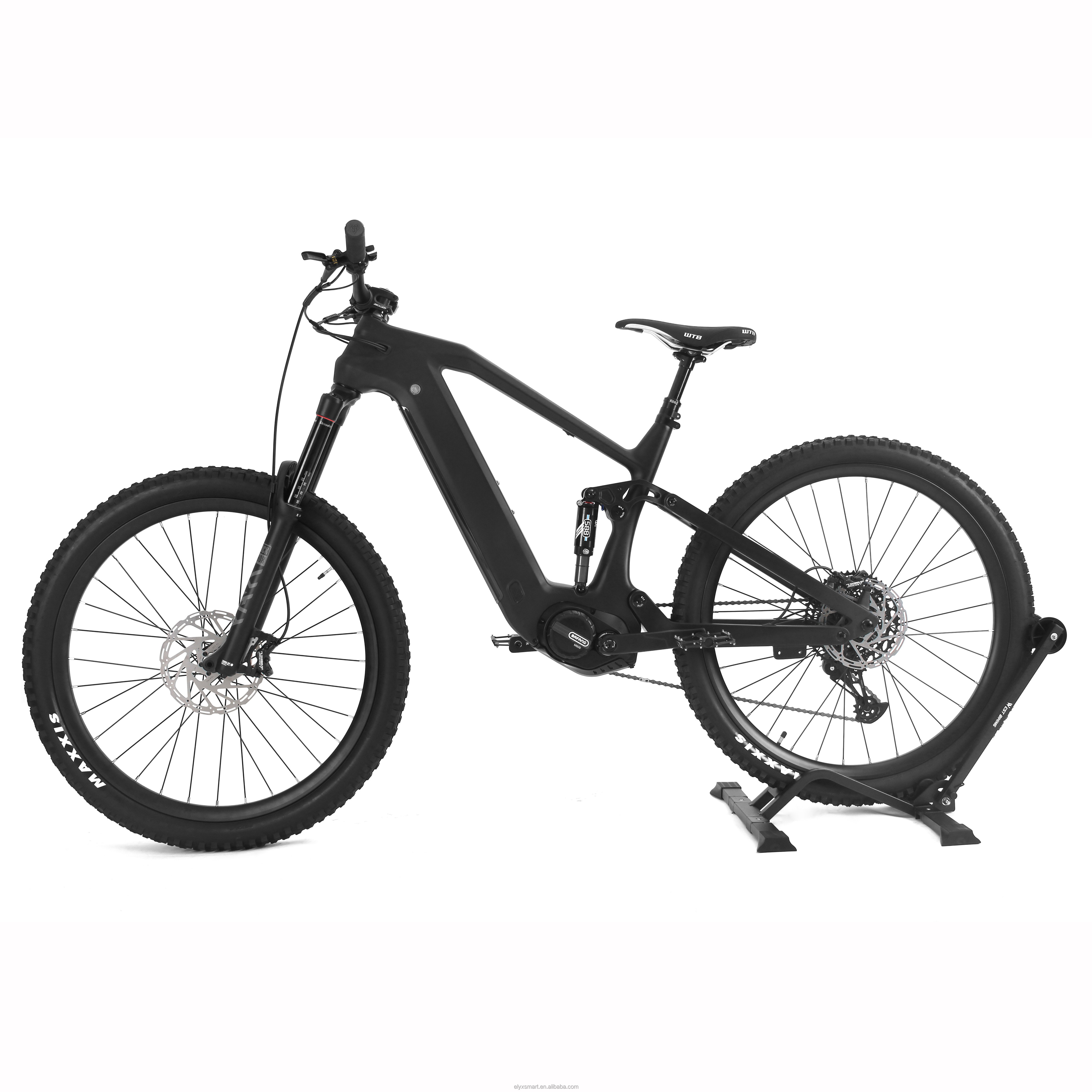 17.5AH Battery Carbon Fiber 29 inch Rockshox Electric Mountain Bike Full Suspension MTB Electric 1000W 48V E-bike Electric