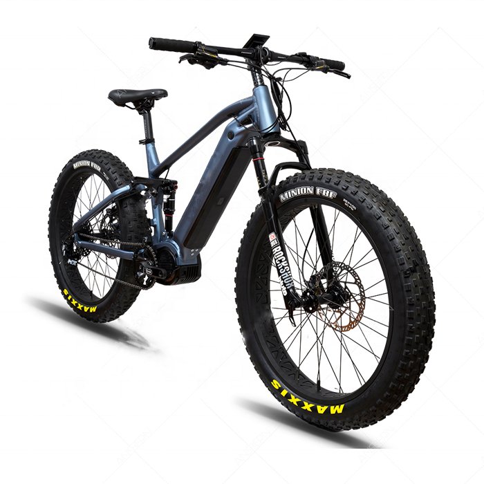 2022 full suspension rear shockingproof integrate battery and motor frame 29r 3.0 maxxis mtb tire g510 electric mountain bike