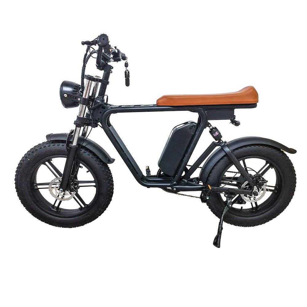 YEASION New 20 inch Cargo Mtb Electric Bike Aluminum Alloy 48V Fat Tire Electric Bicycle v20 bike Electric Mountain Bike 500w