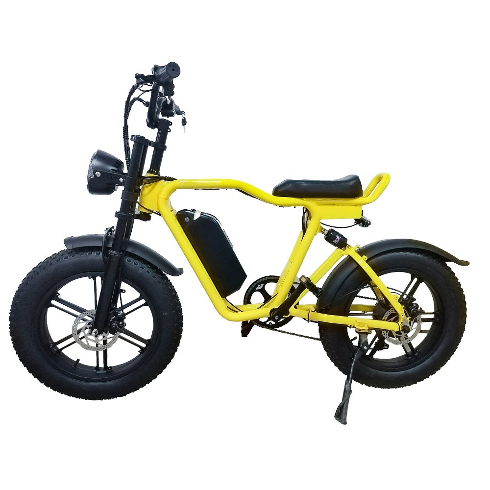 YEASION New 20 inch Cargo Mtb Electric Bike Aluminum Alloy 48V Fat Tire Electric Bicycle v20 bike Electric Mountain Bike 500w