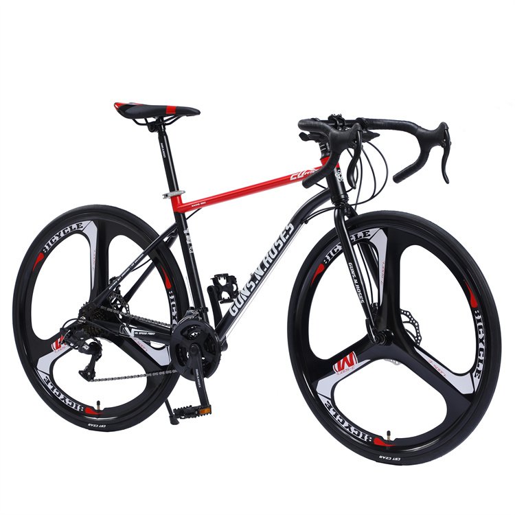 OEM 700C Men's Racing Bicycle with Shimano Shifter 21-Speed Gear Carbon Fiber Simulated Road Bike and Steel Aluminum Fork