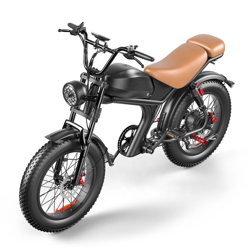 20inch chopper style motorcycle adult electric 1000W 50km/h speed 60-90KM long range electric sportbike motorcycle