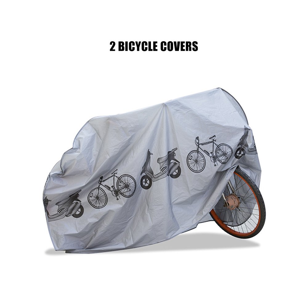 Bike Cover Bike Rain Cover PEVA 100x200cm Dust Cover Sunshade Umbrella Rain Protection MTB Mountain Bike