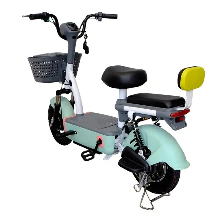 Urban Leisure 48V Dual-Assisted Adult Electric Bicycle Cheap Two-Wheeled Scooter Lead-Acid Battery Power Supply Steel Electronic