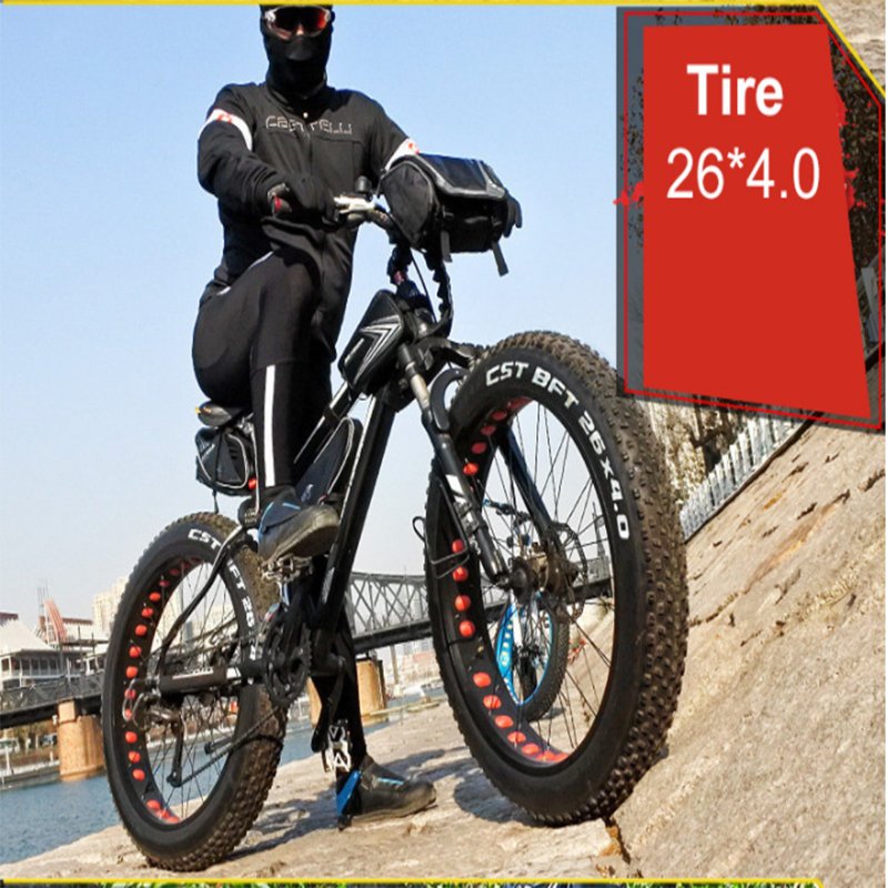 Wholesale 26 InchFat Tire Bicycle Steel Mountain Bike Fat Bicycle 26 Inch Beach Bike