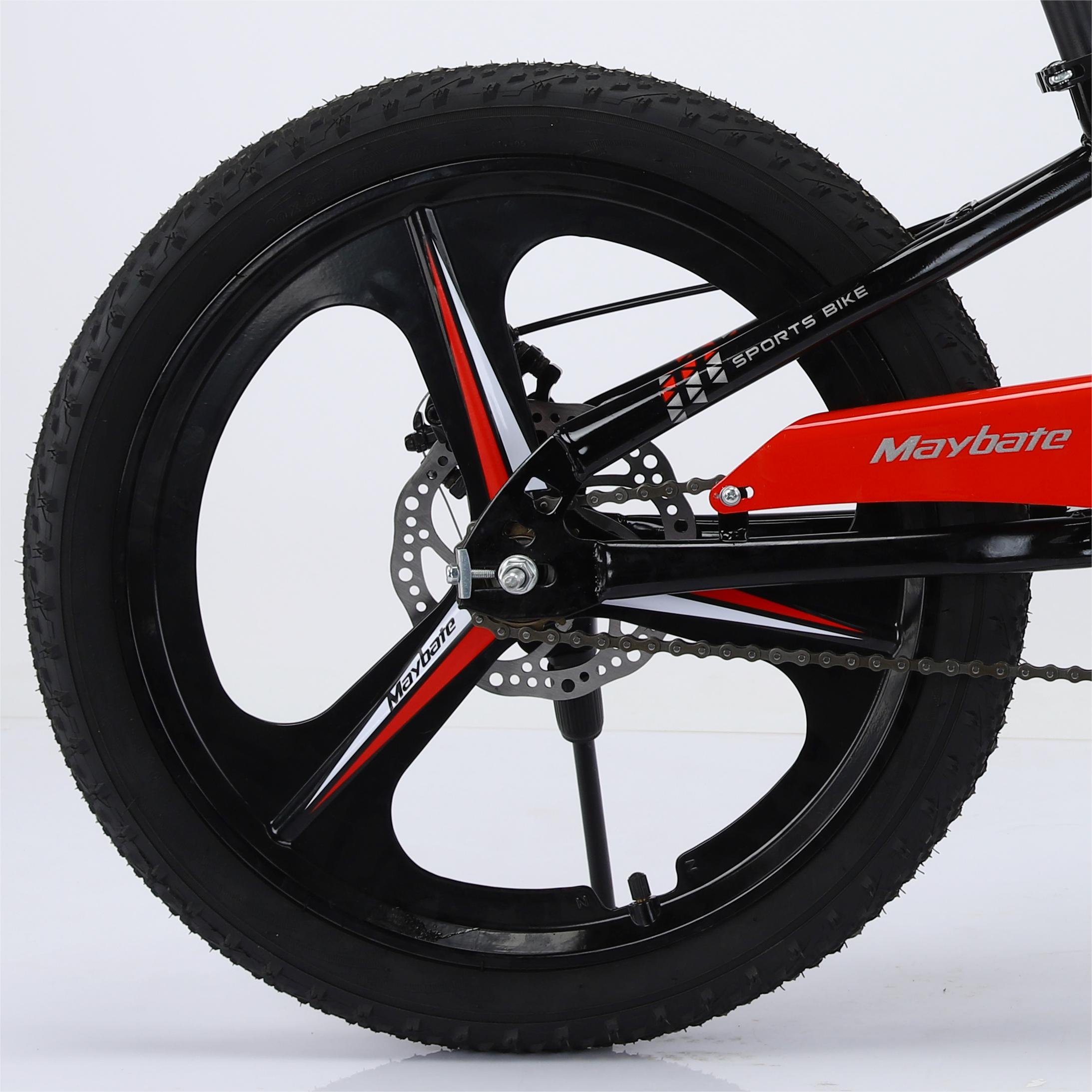 HANMA one-piece wheel New Model Kids 20 Inch Full Suspension Mountain Bike Wear-resistant Tire Fat Tire Road Bike In Stock