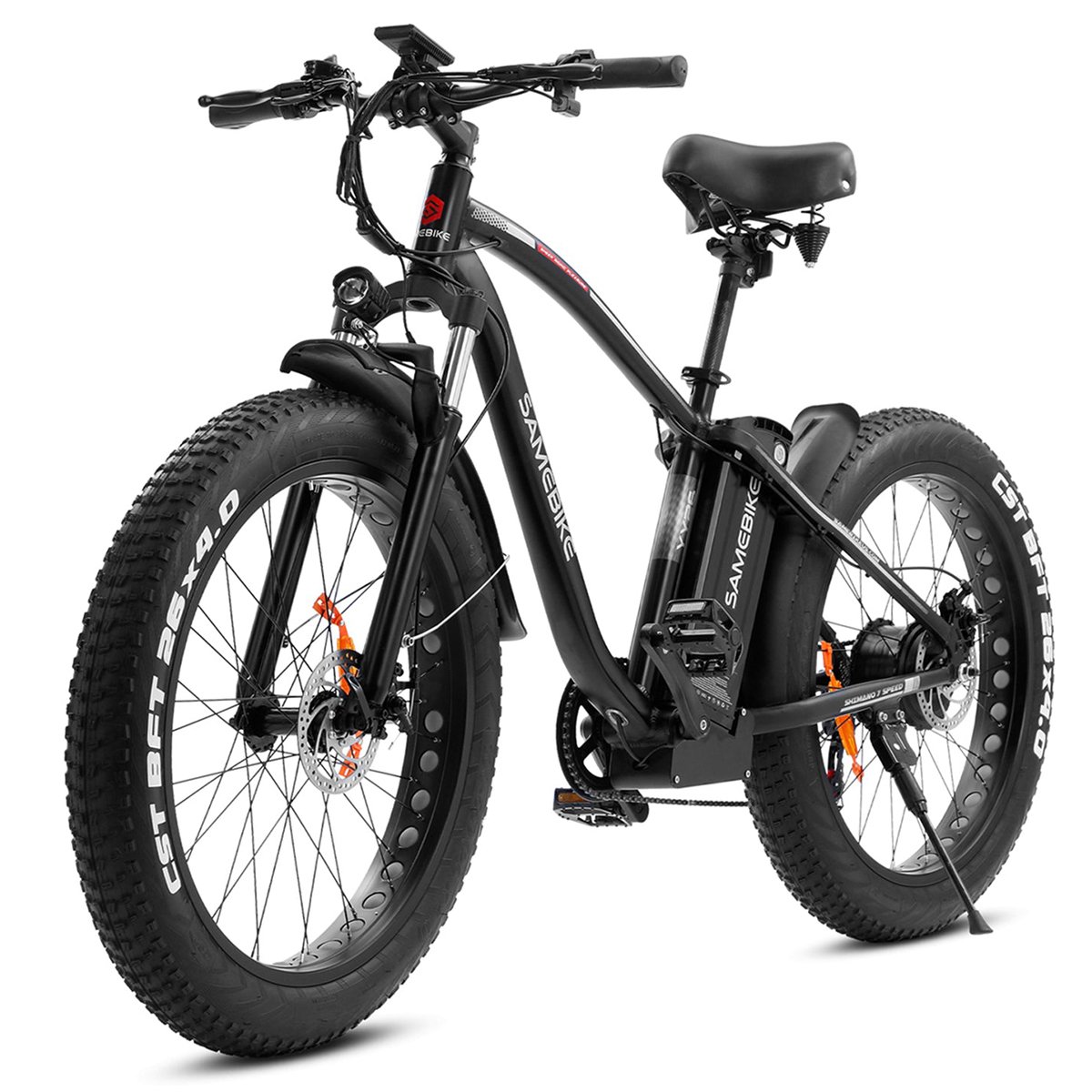 Samebike YY26 Comfortable IT Folding System Hybrid Electric Bike 48V Bafang Motor Frame Battery Position City Country Use