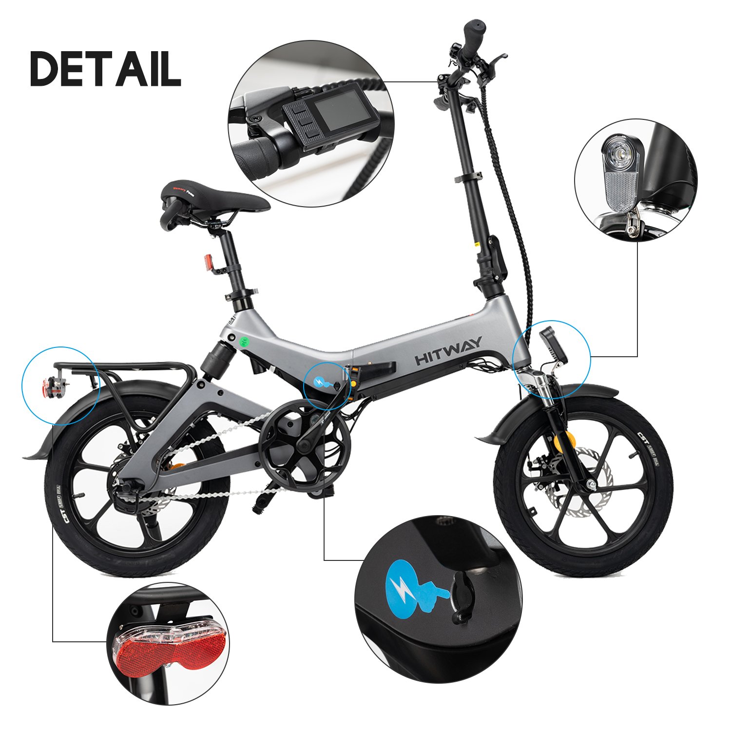 EU Warehouse Smart APP Cheap Folding Hybrid Road Bike City E Bike electric folding city bike 250w