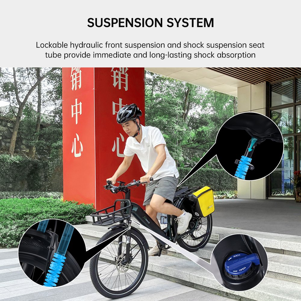 Wholesale Custom Cruiser Electric Bike EU Warehouse Electric Mountain Bike Electric Bicycle C6 500W bicicleta for Women Ebike