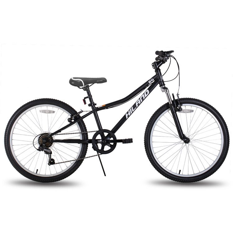 HILAND us warehouse stock 24 inch bicycle frame mountain bike double 7 speed v brake bicicleta mtb