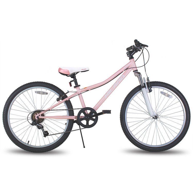HILAND us warehouse stock 24 inch bicycle frame mountain bike double 7 speed v brake bicicleta mtb