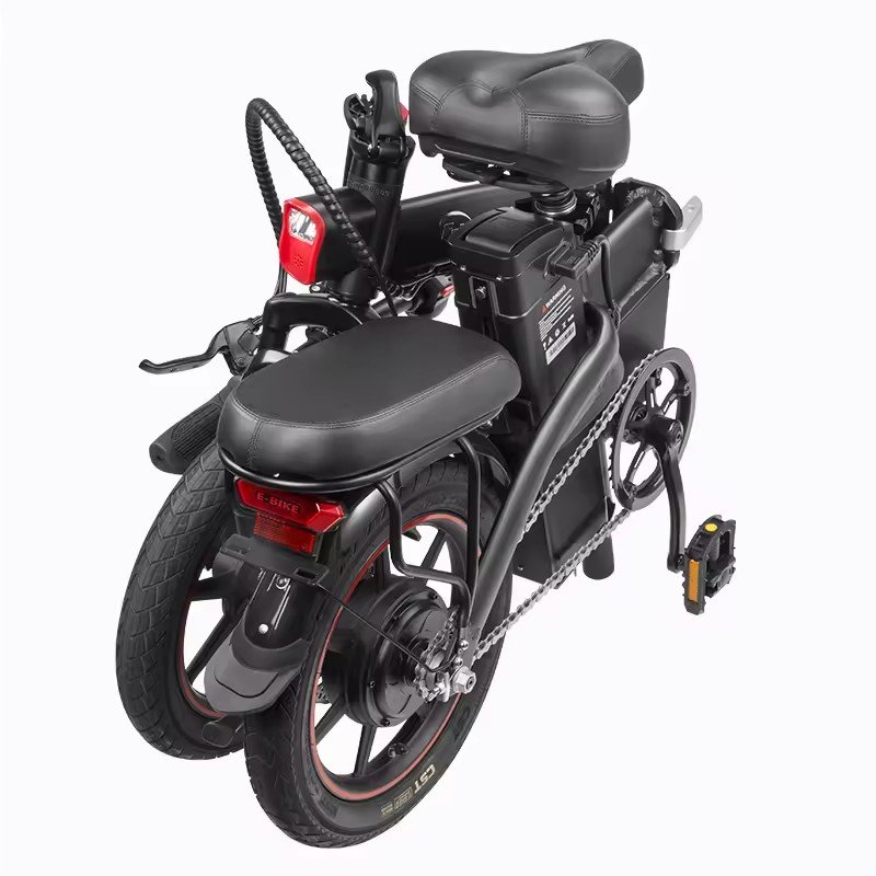 EU Stock DYU A5 Folding Electric City Bike14 Inch Easy-carry Electric Bicycle 350w Removable Battery Mountain Bike