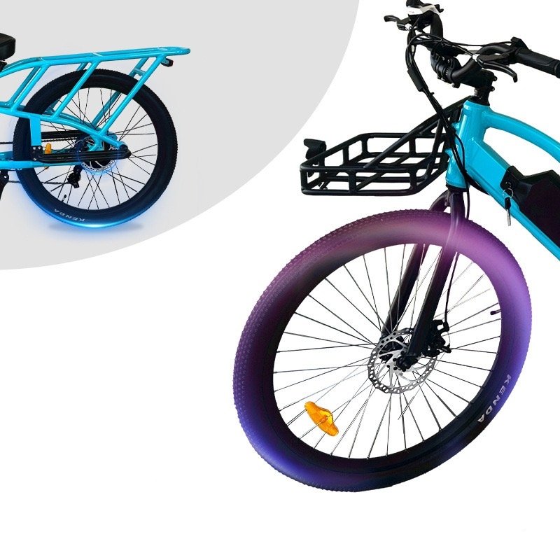 48V Ebike Disc Brake 20 Inch City Ebike Step Thru Electric Cargo Bike 250W Long Range Electric Bicycle