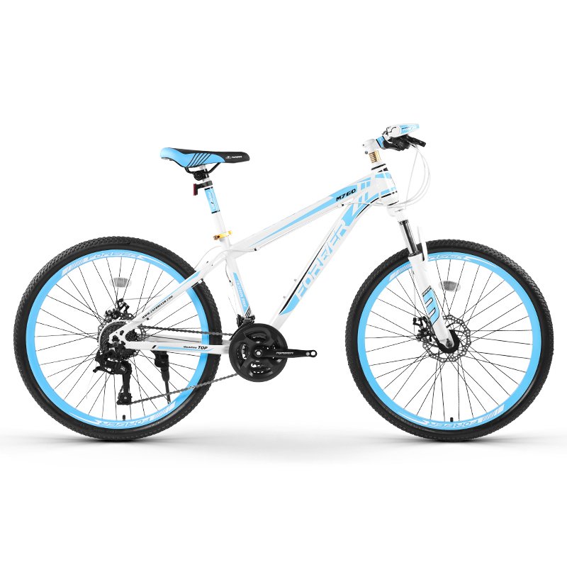 FOREVER New Style 24/26/27.5 Inch Mountain Bicycle High Carbon Steel MTB Bike Double Brake For Sport Man 21/24/27 Speed