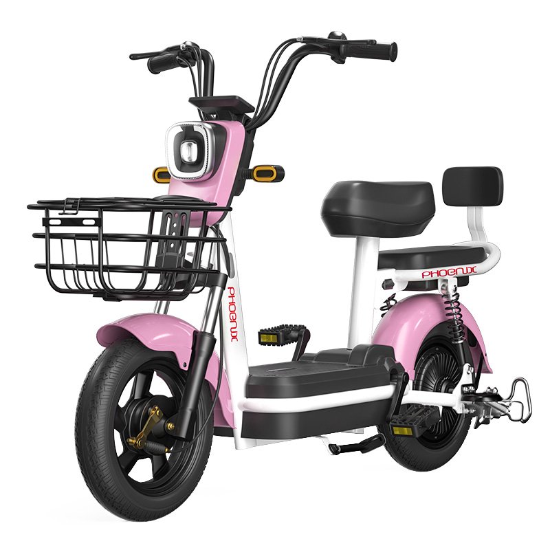 EU Hot Sale New Style 350W 500W 48V 20Ah 24AH 14 Inch Vacuum Tire Electric Bike City 2 Seat Adult Electric Bike
