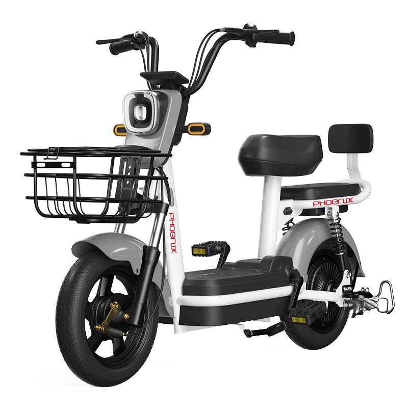 EU Hot Sale New Style 350W 500W 48V 20Ah 24AH 14 Inch Vacuum Tire Electric Bike City 2 Seat Adult Electric Bike